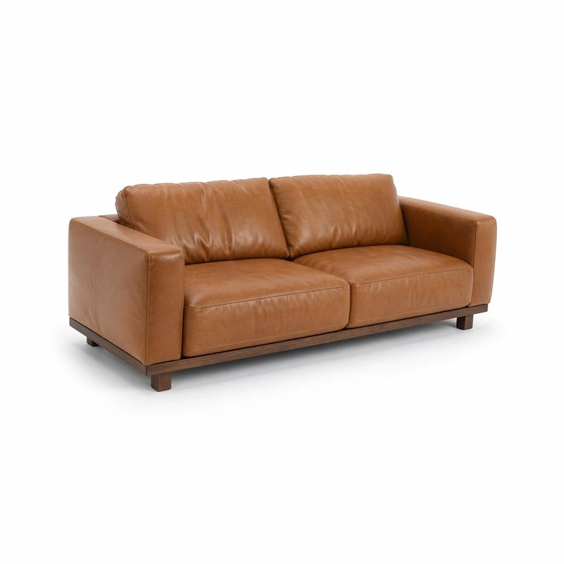 Sofa de 3 plazas cuero sintetico-selviao